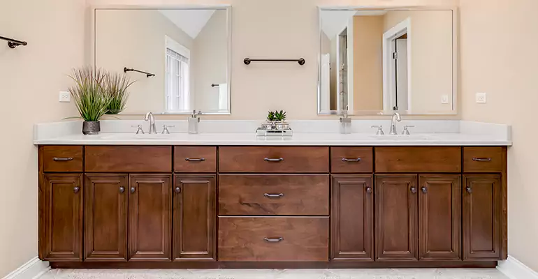 Bathroom Cabinet Renovation in Moses Lake